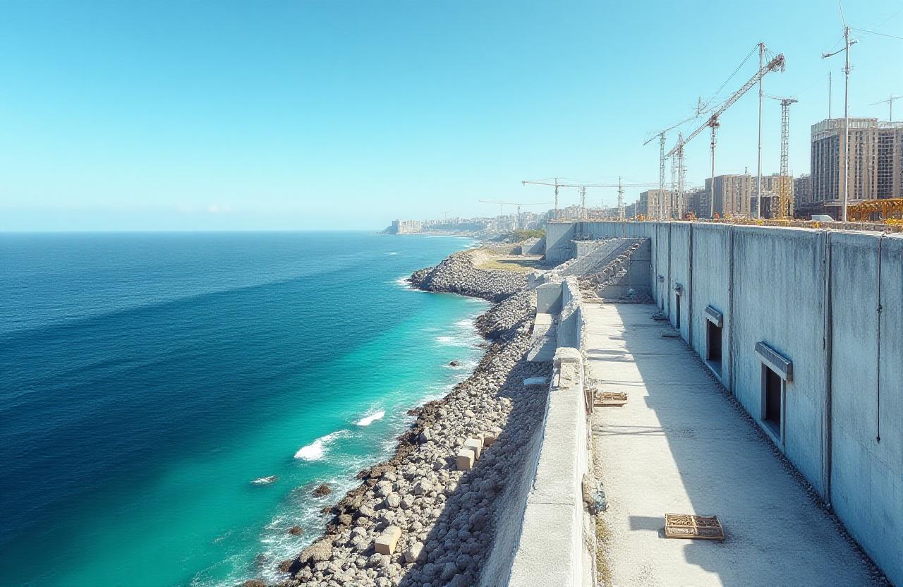 Advanced coastal structural engineering visual